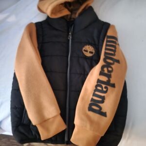 Timberland Black and Tan Kids Jacket